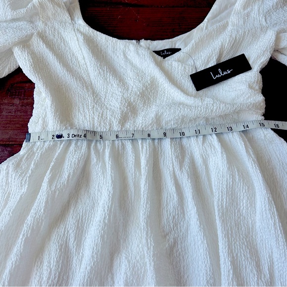 Lulu’s White Dress L - Picture 6 of 7